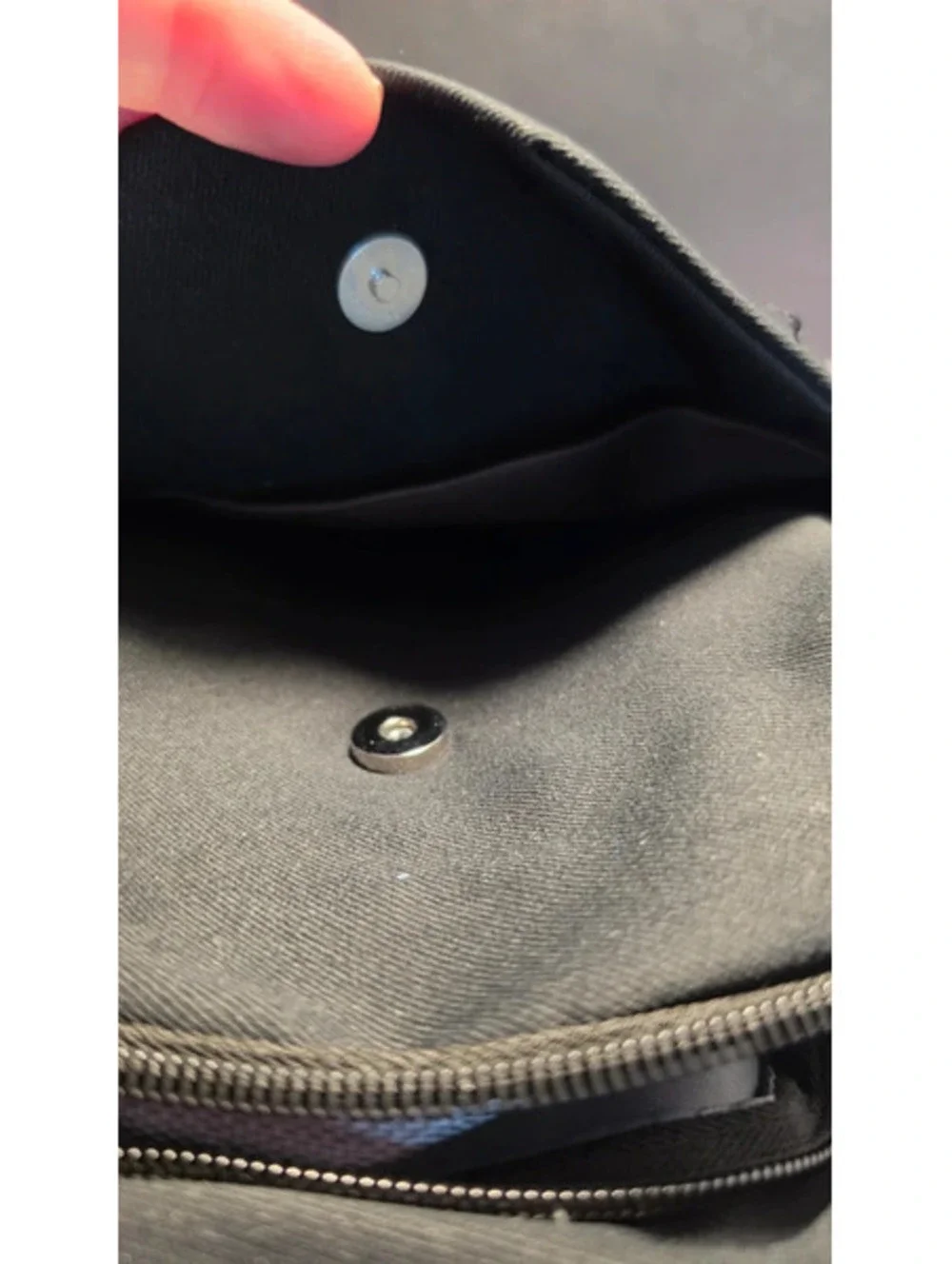 New Unisex Black Sling Bag Purse